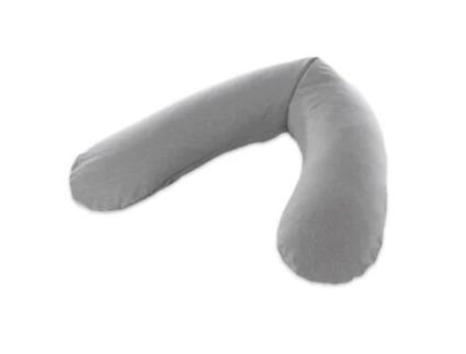Almofada de Amamentação THERALINE Original com Capa de Bambu - Melange Mid Grey