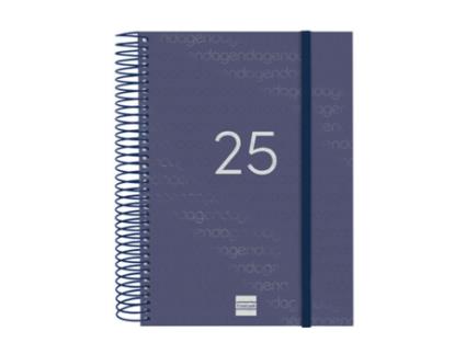 Agenda FINOCAM YEAR Azul A5 15,5 x 21,2 cm 2025