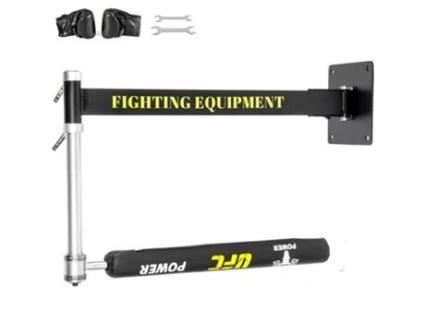 Barra Giratória Do Saco de Pancadas na Parede Preta VEVOR