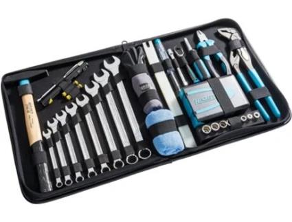 HAZET - Bolsa de ferramentas de couro HAZET 1520/64 com variedade: Hexágono sólido 1/4 polegada 6 3 mm quadrado oco 1/4 polegada 6 3 mm perfil Trac Bolsa de ferramentas de couro HAZET 1520/64 com variedade: Hexágono sólido 1/4 polegada 6 3 mm quadrado oco 1/4 polegada 6 3 mm perfil Trac