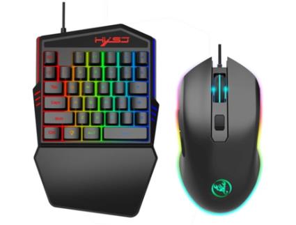 Teclado Gaming HXSJ V100 + A867-Black