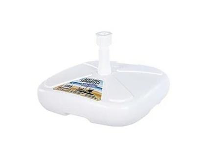 Base Para Guarda-Chuva De Plástico Preenchível Branco 45X45X25Cm MELIDACOSTA