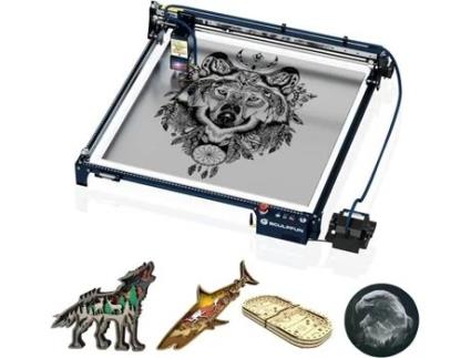 Máquina de Gravação a Laser SCULPFUN S30 Ultra 22W Funciona 600X600 Mm com Assistência Automática Motor de Passo Atualizado de 42 Bits