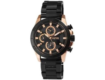 Relógio RAPTOR Limited Homem Multifuncional com Pulseira em Aço Inoxidável