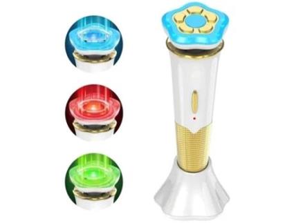 Massajador Facial Rf Máquina de Aperto Da Pele Lifting Pescoço Pele Solta Cuidados Antienvelhecimento Efeitos de Salãobranco AUJEZON