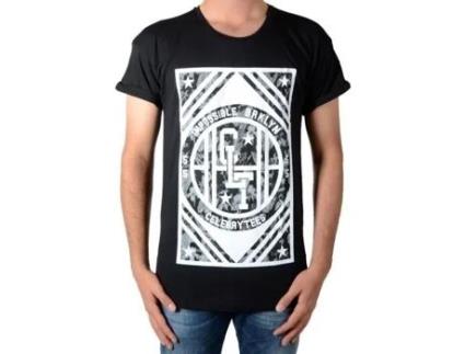T-Shirt de Homem CELEBRY TEES Celebrity Broklyn Preto (XS)