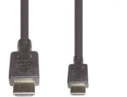 Cabo HDMI E+P (Mini HDMI-C - 2 m - Preto)