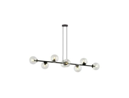 Candeeiro Suspenso Rossi Aço Preto 130X100X30 Cm EPIKASA