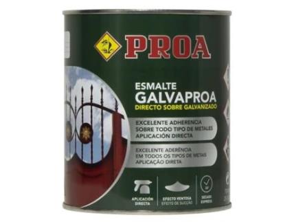 Esmalte Direto Sobre Galvaproa Galvanizado Tinta Galvanizada Sem Primário Cinzento Pérola 10L
