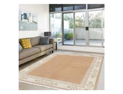 Tapete LUXOR (90 x 160 - Lã - Bege)