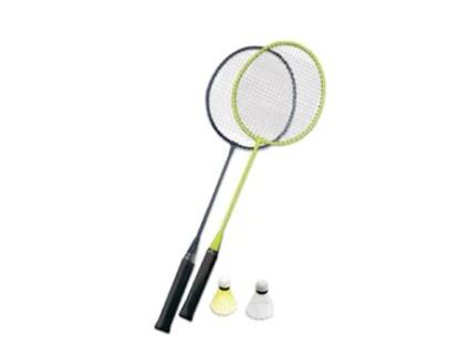 Conjunto Badminton com 2 Raquetes HOSTFULL