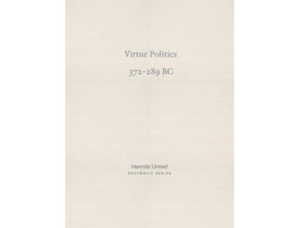 Livro Virtue Politics de Mencius (Inglês)