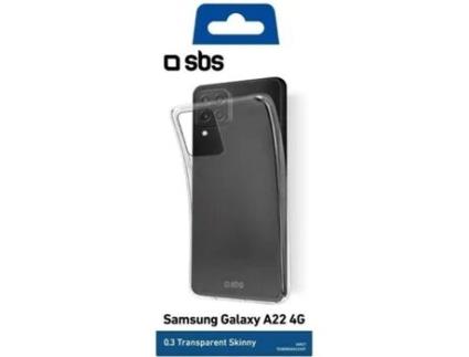 Capa Samsung Galaxy A22 4G SBS Skinny Transparente (Outlet Grade A )