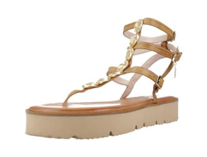 Sapatos de Mulher CARYATIS Tecido Castanho (39)