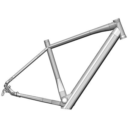 Sxt Quadro Bicicleta Elétrica Urbana Light 700c Bafang