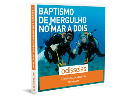 Odisseias Pack Presente - Baptismo De Mergulho No Mar A Dois ' ' Experiências De Aventura Para 2 Pesso