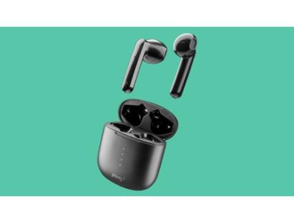 Auriculares Casco Stereo Tws Dentro Oído Llamadas PLOOS True Wireless Bluetooth Preto
