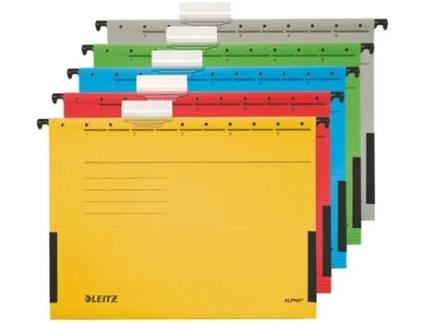 Bolsa Suspensa LEITZ Alpha A4 com Sapos Amarela