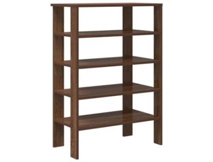 Sapateira VIDAXL Marrom Madeira processada (61x32x87,5 cm)