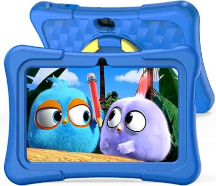 Tablet Infantil Pritom de 7 Polegadas Android 11 Quad Core com Estojo