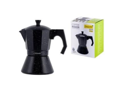 Cafeteira Italiana Feel Maestro Mr-1667-6 Preto Granito Alumínio 300 Ml 6 Copos