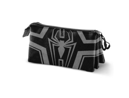 Marvel Homem-Aranha Town Estojo Triplo Preta KARACTERMANIA