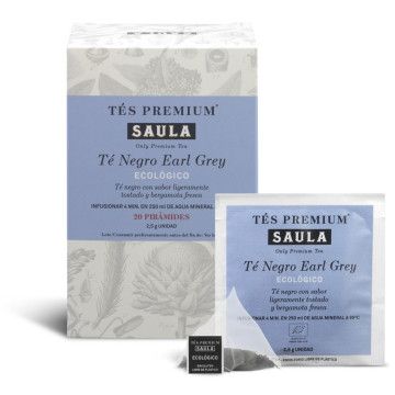 SAULA TE CAIXA PRETA EARL GREY PYRAMIDS C20UD