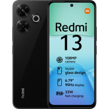 Xiaomi Redmi 13 Smartphone 8GB/ 256GB/ 6,79'/ Preto Meia-Noite