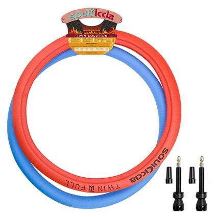 Soulciccia Mousse Anti-furo Mullet 29+27.5´´ Twin Full + 2 Valves Tubeless 2 Unidades