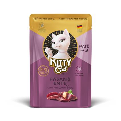 Pack económico KITTY Cat Paté 24x85g - Faisão e pato