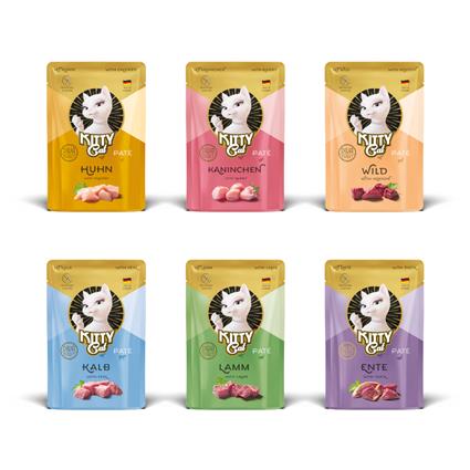 Pack económico KITTY Cat Paté 24x85g - Pacote de misturas I (6 variedades)