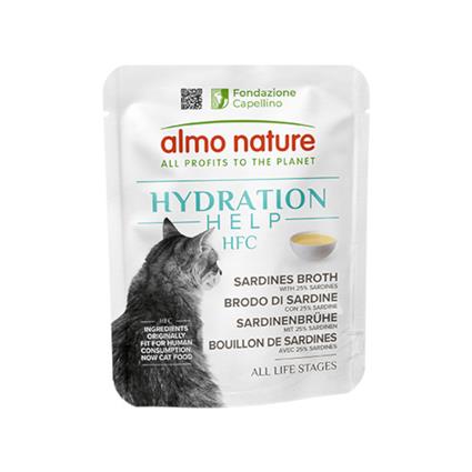 Almo Nature HFC Hydration Help 24 x 50 g em promoção: 20 + 4 grátis! - Caldo de sardinha com sardinhas