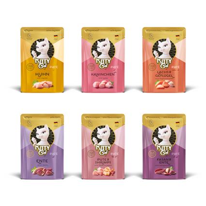Pack económico KITTY Cat Paté 24x85g - Pacote de misturas II (6 variedades)