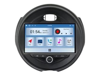 Autorrádio Multimédia 6Gb Ram 128Gb Rom Carplay ROVERONE para Bmw Mini Cooper 2014-2020 Carro Rádio Bluetooth Gps Navegação