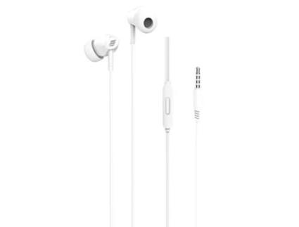 Auriculares Fio Inear SKY BLUE Branco