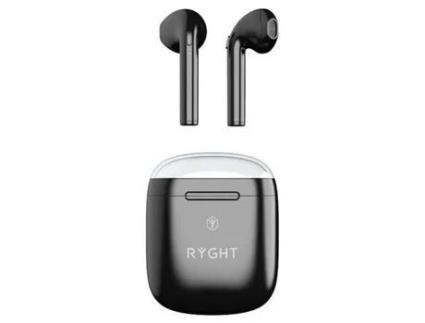 Auriculares Bluetooth com microfone RYGHT R483898 DYPLO 2 (Preto - Bluetooth - Bluetooth 5.0)