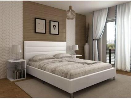 Cama de Casal Star (Branco)(200×160 cm)