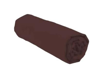 Lençol de baixo ajustável LOVELY HOME LH71601 (Castanho - Cama individual - Microfibra)