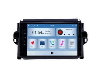 Autorrádio Multimédia 6Gb Ram 128Gb Rom Carplay ROVERONE para Toyota Fortuner 2 2015-2020 Carro Rádio Bluetooth Gps Navegação