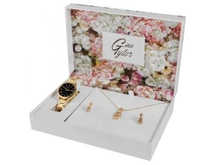Conjunto Relógio + Joalharia GINA TAYLOR