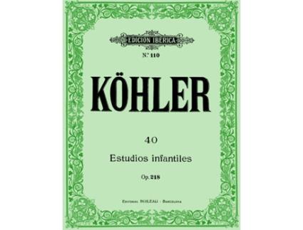 Livro 40 estudios infantiles op.218 de Louis Kohler