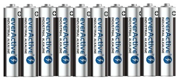 10x Pilhas Industriais Alcalinas 1,5V LR03 AAA -  INDUSTRIAL