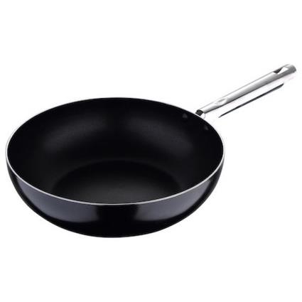 Frigideira Wok  Preto Aço inoxidável Alumínio Forjado (Ø 28 cm)