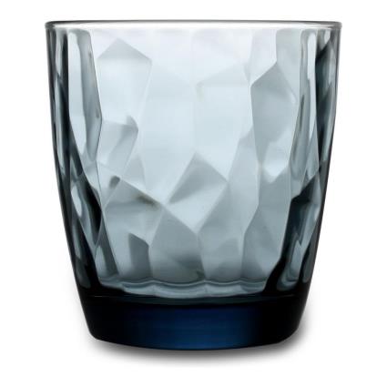 Copo Bormioli Diamond Cristal Azul (ø 9 x 9,5 cm) (Pack 6 uds)