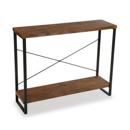 Mesa de Apoio Taline Escuro Madeira (30 x 80 x 100 cm)