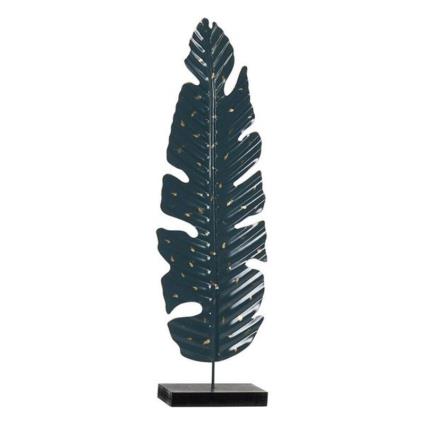 Figura Decorativa  Metal Tropical Folha