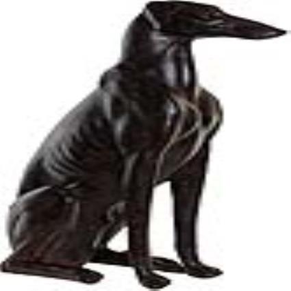 Figura Decorativa  Resina Cão (33 x 23 x 77 cm)
