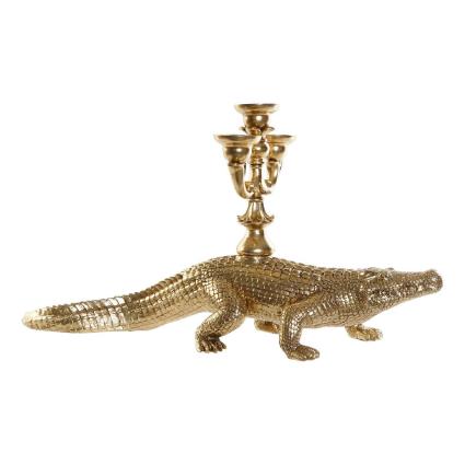 Candelabro  Resina Crocodilo (69 x 20 x 35 cm)
