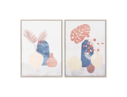 Pintura  Vases Tela Vaso (2 pcs) (53 x 4.5 x 73 cm)