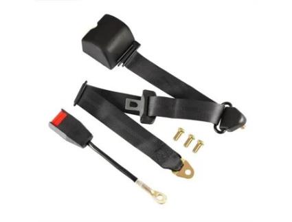 Cinto de Segurança Universal Ajustável de 3 Pontos para Veículo Automotivo Van Cinto de Segurança + Parafusos LEMONBEST